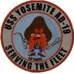 USS Yosemite 50 Years Patch