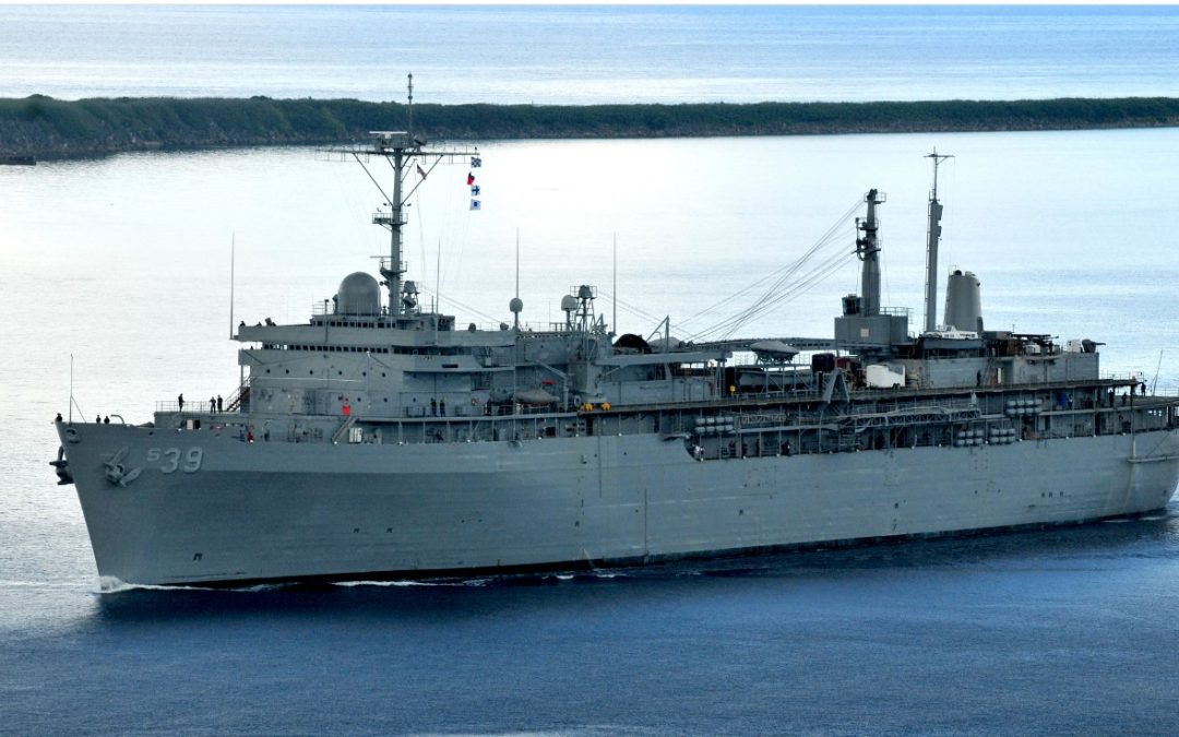 USS Emory S. Land - US Navy submarine tender