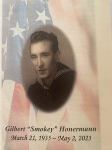 gilbert smokey honermann died on may 2, 2023