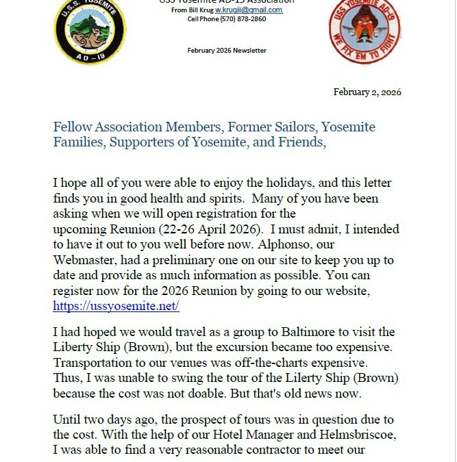 February 2026 Newsletter